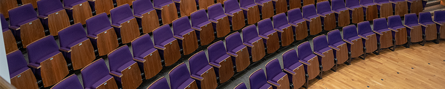 picture of seating at the Capstone Theatre